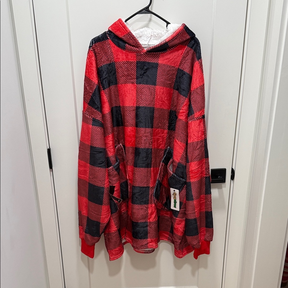 NWT Tipsy Elves Lumberjack Blanket Hoodie